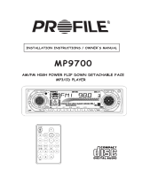 Profile MP9700 Installation Instructions & Owner's Manual