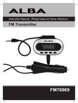 Alba FM165 User manual