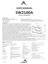 Axiom SW2100A User manual