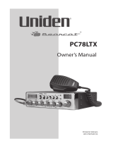 Uniden PC78LTX Owner's manual