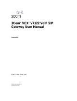 3com VCX V7122 User manual