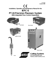 ESAB IEFC-S PT-24 Precision Plasmarc System with Integrated Flow Control (Separable) Installation guide