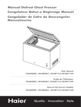 Haier ESCM050EC - 5.0 Cu Ft Chest Freezer User manual