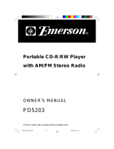 Emerson PD5203 Owner's manual