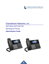 Grandstream GXP1760W Administration Guide