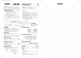 Edirol CS-50 Owner's manual