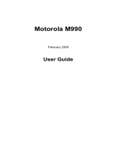 Motorola M990 User manual