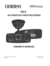 Uniden DC3 Owner's manual