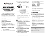 Ruckus Wireless VF2811 Quick Setup Manual