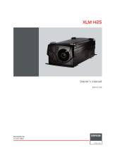 Barco XLM H25 User guide