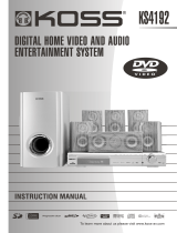 Koss KS4192 User manual