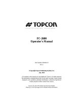 Topcon FC-2600 User manual