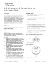 EDWARDS E-PD Photoelectric Smoke Detector Installation guide