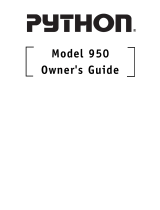 Python 950 Owner's manual