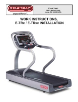 Star Trac E Series Treadmill E-TRxe Installation guide