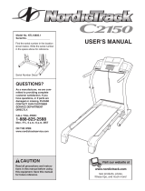 NordicTrack C2100 NTL1075.0 User manual