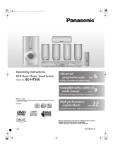 Panasonic SCHT335 Owner's manual