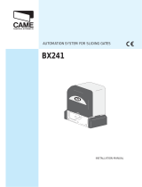 CAME BX241 Installation guide