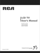 RCA 55LED55SA User manual