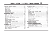 Cadillac CTS-V 2009 Owner's manual