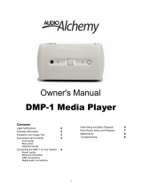 Audio Alchemy DMP-1 Owner's manual
