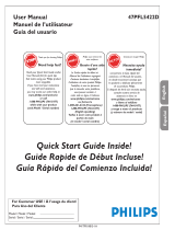 Philips 47PFL5422D User manual