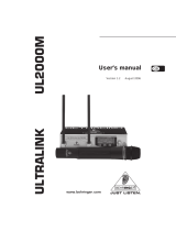 Behringer UL2000M User manual