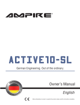 Ampire ACTIVE10-SL Owner's manual
