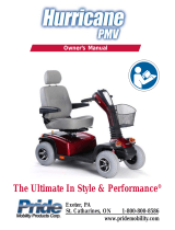Pride Mobility Hurricane PMV PMV5001 User manual