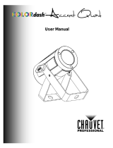 Chauvet COLORdash Accent Quad User manual