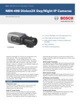 Bosch Appliances Dinion2X NBN-498 User manual