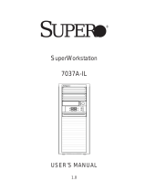 Supermicro SuperWorkstation 7037A-IL User manual