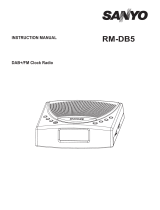 Sanyo RM-DB5 User manual
