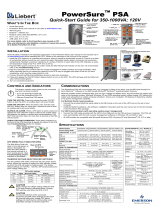 Liebert PowerSure PSA User manual