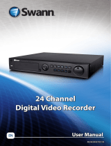 Swann 24 ChannelDigital Video Recorder User manual