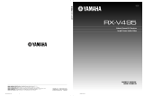 Yamaha RX-V495 User manual