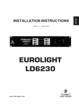 Behringer EUROLIGHT LD6230 Installation guide