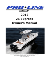 Pro-Line Boats 2010 26 Express Owner's manual