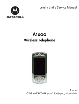 Motorola A1000 User manual