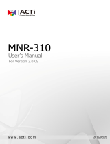 ACTi MNR-310 V3.0.09 User manual