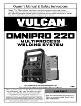 Vulcan-Hart OMNIPRO 220 Owner's manual