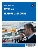 Motorola MTP3100 Feature User Manual