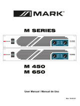 Mark M 450 User manual