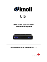 Knoll C16 User manual