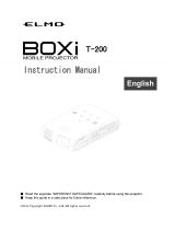 Elmo BOXi T-200 User manual