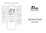 DEI DEI-737CR Operating instructions