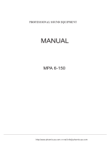 Phoenix MPA 6-150 User manual