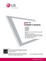 LG 32LG3DCH Owner's manual