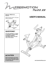 FreeMotion CARBON S11.8 User manual