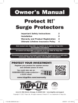 Tripp Lite Protect It! ® Surge Protectors User manual